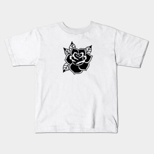 American Traditional Rose Kids T-Shirt